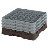 Cambro 36S738167 Camrack® Glass Rack With (3) Soft Gray Extenders Full Size