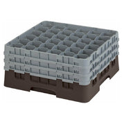 Cambro 36S738167 Camrack® Glass Rack With (3) Soft Gray Extenders Full Size