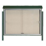 Aarco PLDS4052DPP-4 Message Center 52"W X 40"H Freestanding