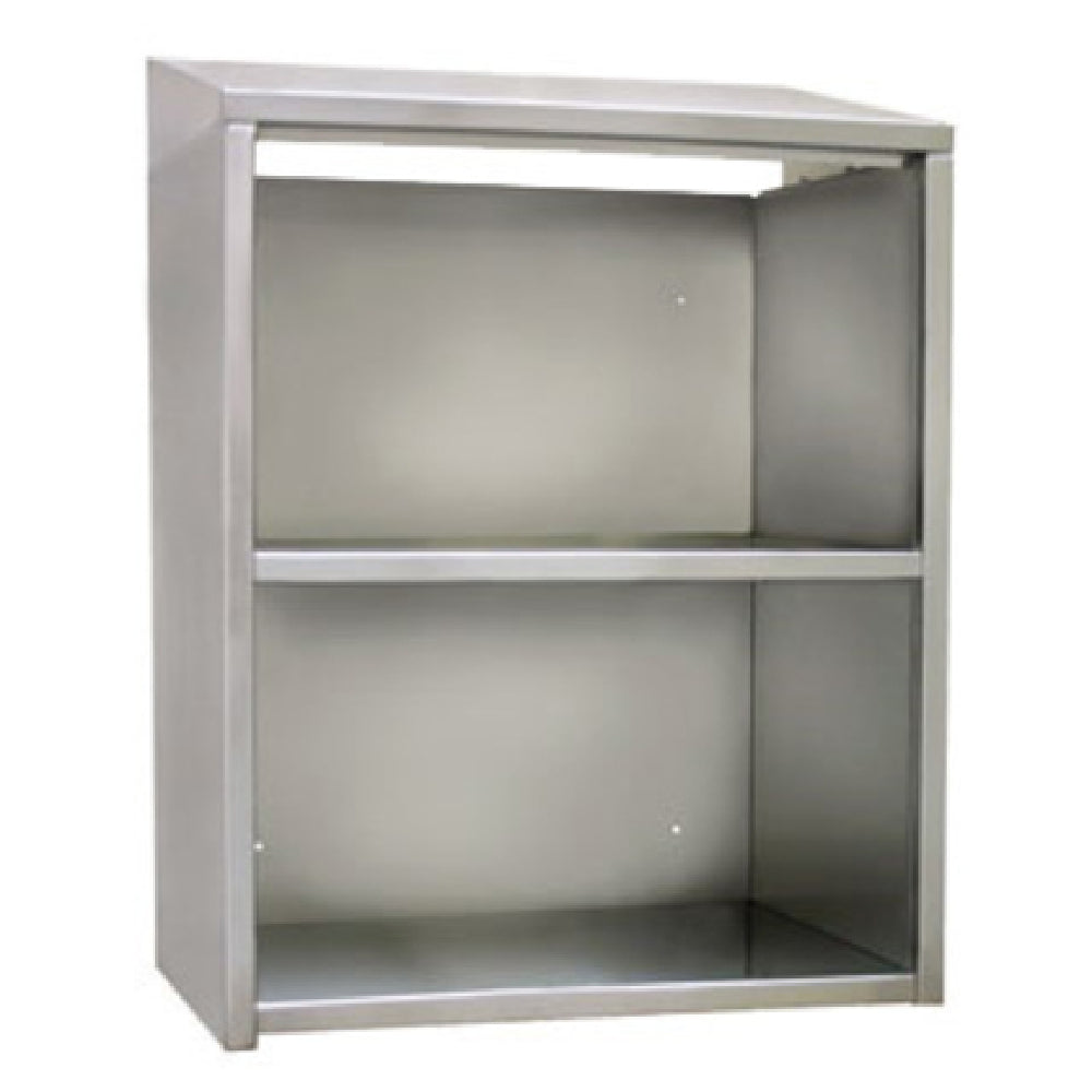 Glastender WCO60 Wall Mount Cabinet Open Front 60"W X 15"D X 32"H