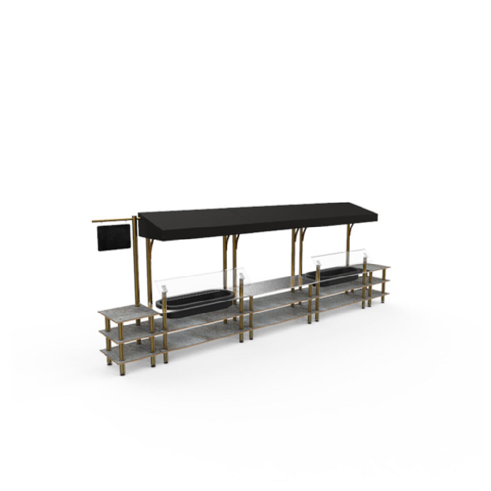 Steelite MGCMLA08GBBF Market Station Mixed Materials (minimum = Case Quantity 1 Per Case) (repack Item)