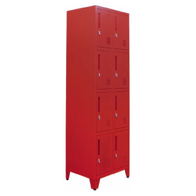 Omcan 48882 (48882) Locker 4-tier 23"W X 18"D X 78"H Overall