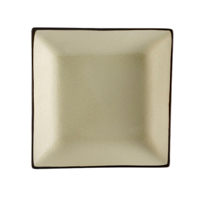 CAC China 6-S16-W Japanese Style Plate 10"L X 10"W X 1-1/2"H Square