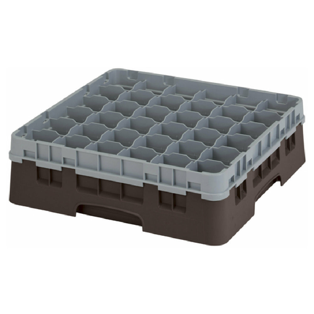 Cambro 36S418167 Camrack® Glass Rack With Soft Gray Extender Full Size