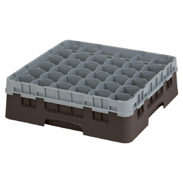 Cambro 36S418167 Camrack® Glass Rack With Soft Gray Extender Full Size
