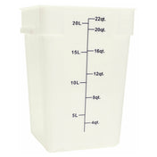 Thunder Group PLSFT022PP Food Storage Container 22 Quart Square