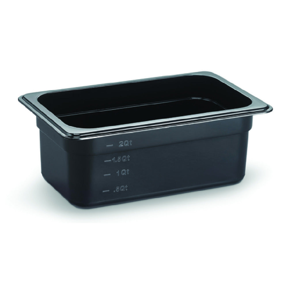 Hubert 47129 - Hubert® Cold Food Pan, 10-6/14"L X 6-19/50"W X 4"D, Fourth-size