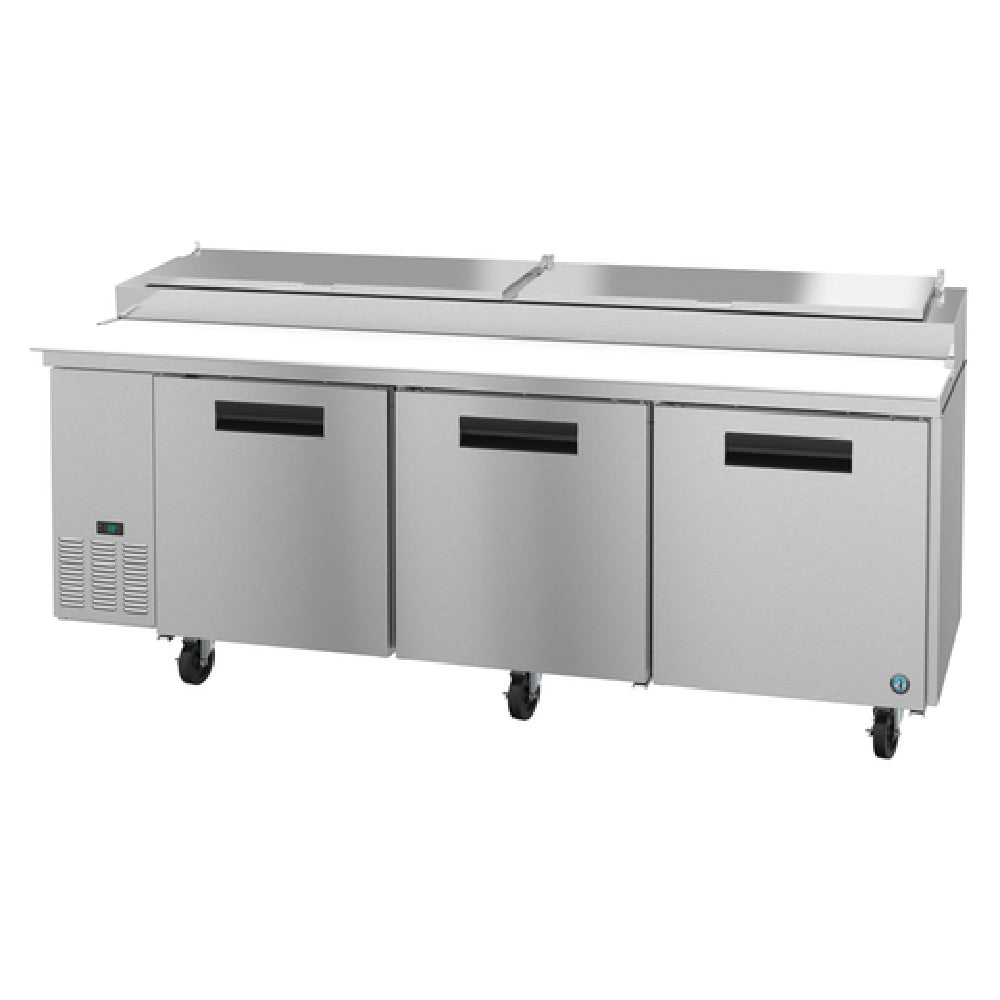 Hoshizaki PR93A Steelheart Series Pizza Prep Table Reach-in Three-section