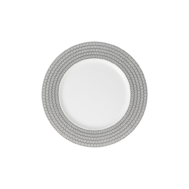 Zwiesel Fortessa FBC-ORNAB-102 - FBC Ornament Dinner Plate, 10.75" (27 Cm), Black (1.53 Each Weight) (Per Case = 12 Each)