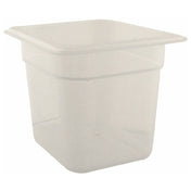 Cambro 66PP-190 Pan 1/6 X 6 Plastic Semi Clear