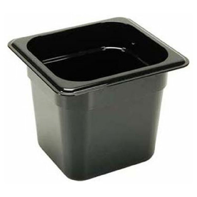 Cambro 66CW-110 Pan Sixth X 6 Black 110