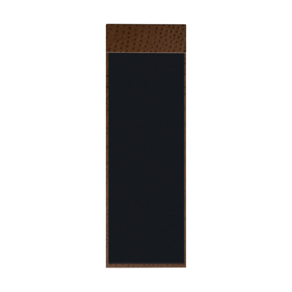 Risch MMB-CH 4.25X14 Chesterfield Hardback Ostrich Texture Faux-leather Magnetic Menu Board (specify Color)