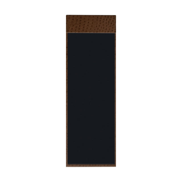 Risch MMB-CH 4.25X14 Chesterfield Hardback Ostrich Texture Faux-leather Magnetic Menu Board (specify Color)