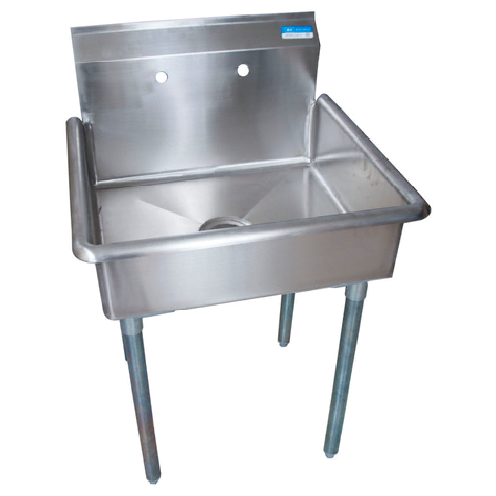 BK Resources BKUS6-1-2421-8 Utility Sink One Compartment 27"W X 24-1/2"D X 41-1/4"H Overall Size