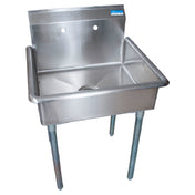 BK Resources BKUS6-1-2421-8 Utility Sink One Compartment 27"W X 24-1/2"D X 41-1/4"H Overall Size