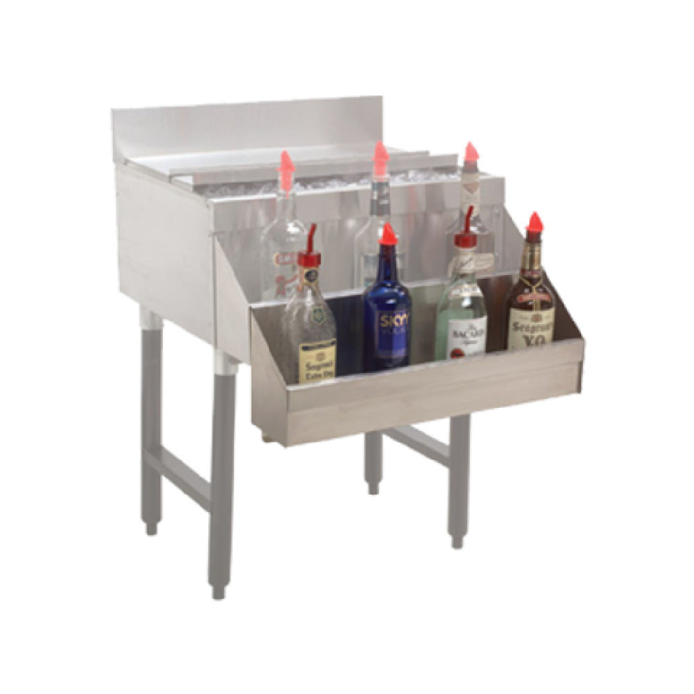 Advance Tabco SR-3H Underbar Basics™ Add-On Speed Rail Single Tier Heavy Duty