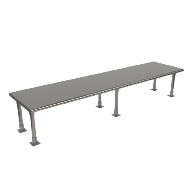 BK Resources BK-OSS-2496BN Single Overshelf Table Mount 96"W X 24"D