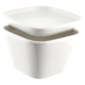 10 Strawberry St WTR-3TPRBWL-LID - Square Lid, 3-1/2", Tapered