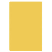 Thunder Group PLCB181205YW Cutting Board 12" X 18" X 1/2" Non-absorbent Non-skid Surface