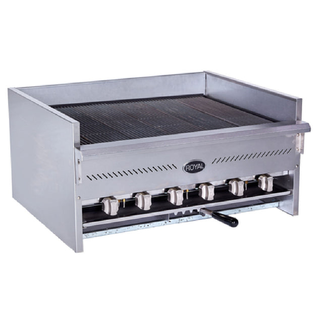 Royal Range Of California RARB-48_NAT Charbroiler Gas Countertop