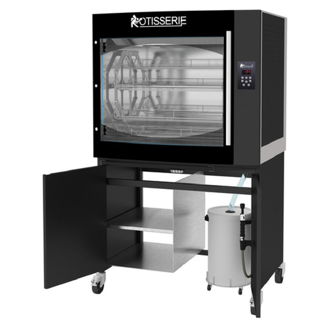Rotisol SCP8.720 Star-Clean Panoramic Batch Rotisserie Oven With Cleaning System