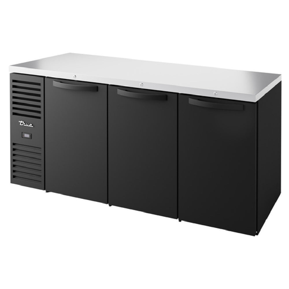 True Refrigeration TBR72-RISZ1-L-B-SSS-1 Refrigerated Back Bar Cooler Three-section