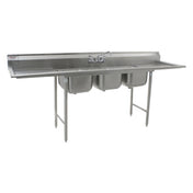 Eagle 412-16-3-24 412 Series Sink Three Compartment 102"W X 27-1/2"D