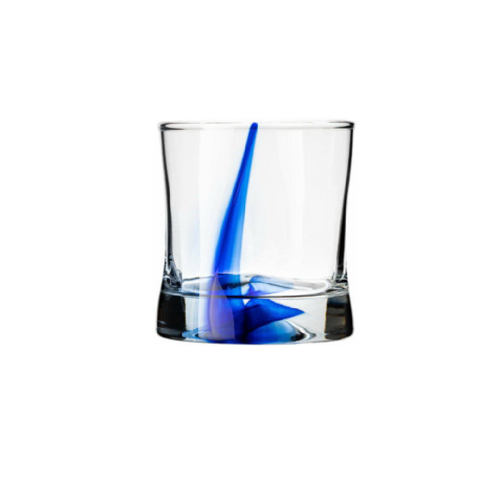 Libbey 6758LB Blue Ribbon Impressions Rocks 8-1/2 Oz (H 3-1/4" T 3 1/8" B 3" D 3-1/8") (12 Each Per Case)