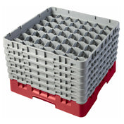 Cambro 49S1114163 Camrack® Glass Rack With (6) Soft Gray Extenders Full Size