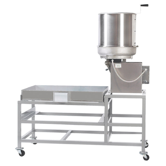 Gold Medal 2622 Karmel King Cooling Rack Truck Aluminum Truck With Casters Includes (1) Karmel King Cooling Pan (10 Or 20 Gallon)
