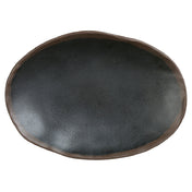 Steelite 7199TM008 Oval Plate 9.5" X 6.75" X 1.25" Greystone