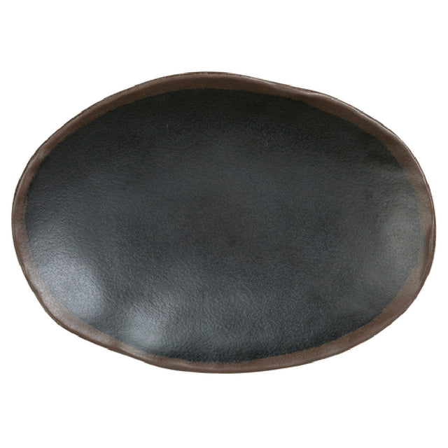 Steelite 7199TM008 Oval Plate 9.5" X 6.75" X 1.25" Greystone