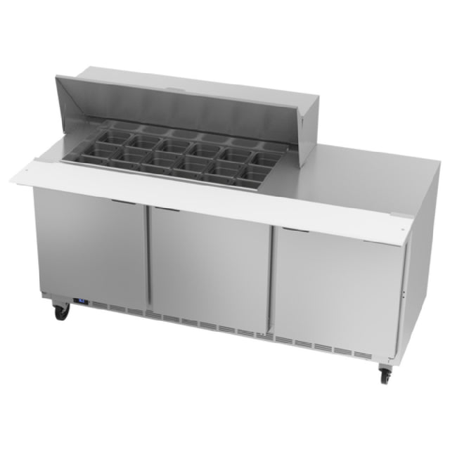 Beverage Air SPE72HC-18M Mega Top Refrigerated Counter Three-section 72"W
