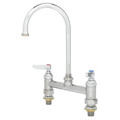 T&S Brass B-0321-CC Mixing Faucet Deck Mount With Swivel Gooseneck