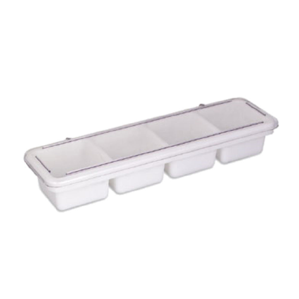 Alegacy Foodservice Products B35 Bar Caddy 18" X 5" X 2-3/4" 4-compartment (4" X 4" X 2-3/4" Each)