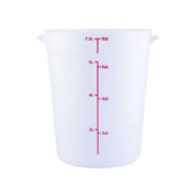 Hubert 18124 - CenPro® Food Storage Container, 8-3/4"W X 8-3/4"D X 10-5/8"H, Round