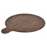 BauscherHepp TRW3132 Rustic Wood Collection Platter 15" X 12-1/2" X 1/2"H Round