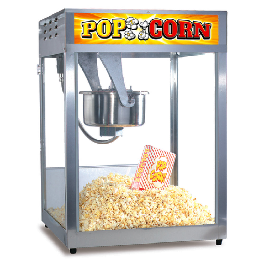 Gold Medal 2554 - Macho Pop Value Priced Popcorn Machine, Electric, Front Counter