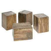 Hubert 82193 - Block Riser/Support Set, 4-piece, Includes (4) Each: 3-1/2"L X 3-1/2"W X 5"H Risers