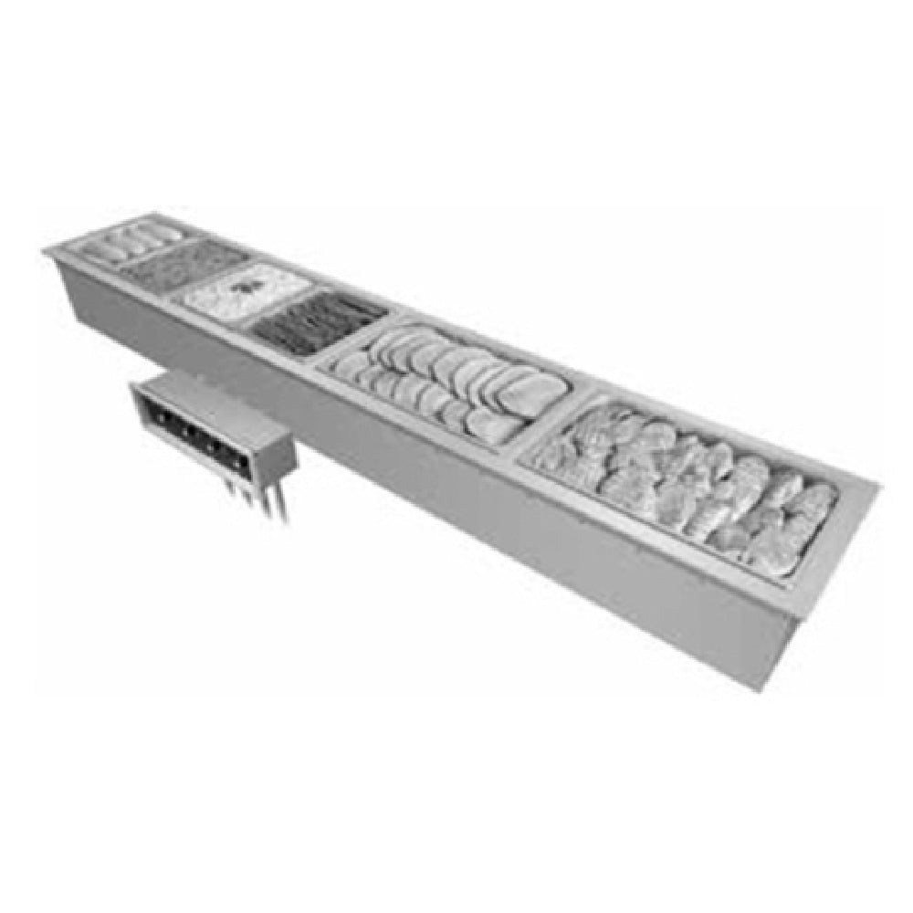 Hatco DHWBI-S3 Drop-In Modular Dry Slim Heated Well (3) Full Size Pan Capacity