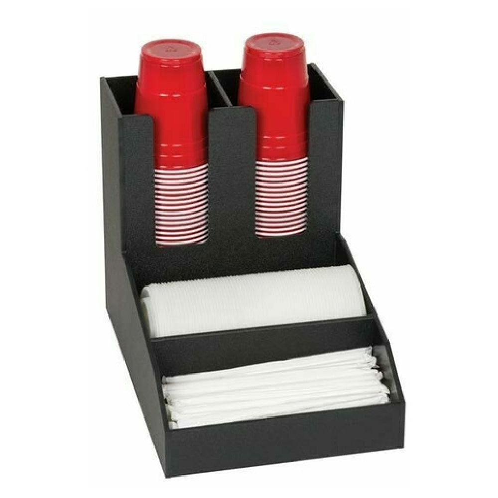 Dispense-Rite CLCO-2BT - Cup, Lid, Condiment And Straw Organizer