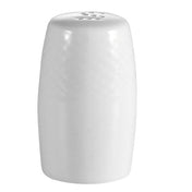 CAC China BST-SS Boston Salt Shaker 1-3/8" Dia. X 2-1/2"H Round