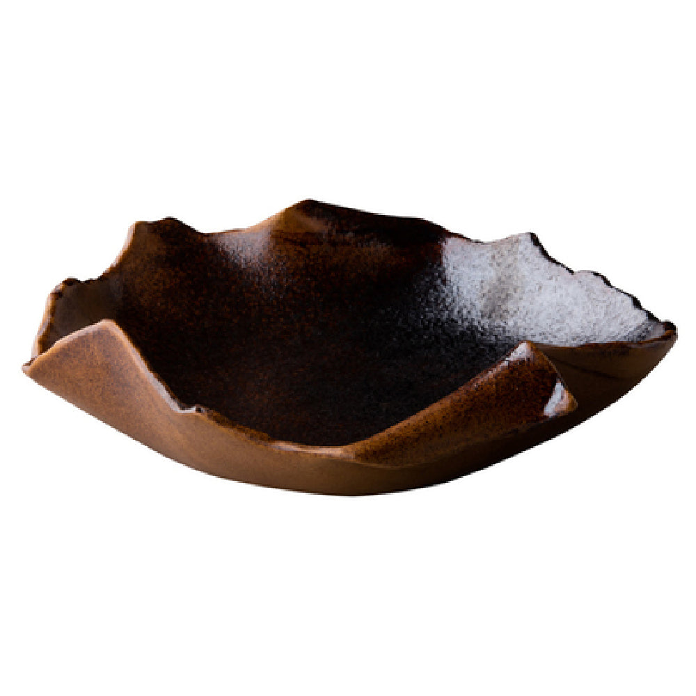 BauscherHepp RD19123 Crinkle Leaf Plate 11.8" Leaf Design