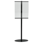Hubert 96899 - Floor Stand Poster Display, 23" X 77"H Overall, Single-sided