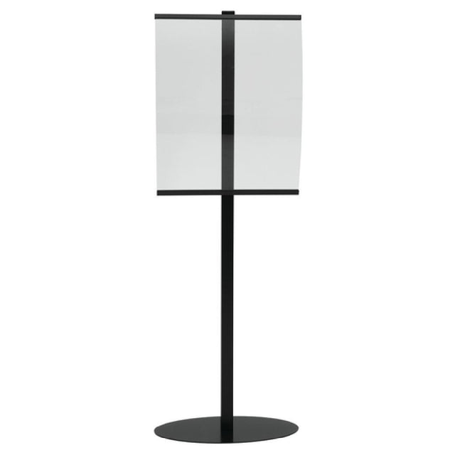 Hubert 96899 - Floor Stand Poster Display, 23" X 77"H Overall, Single-sided
