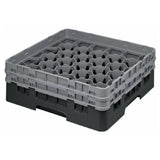 Cambro 30S434110 Camrack® Glass Rack With (2) Soft Gray Extenders Full Size