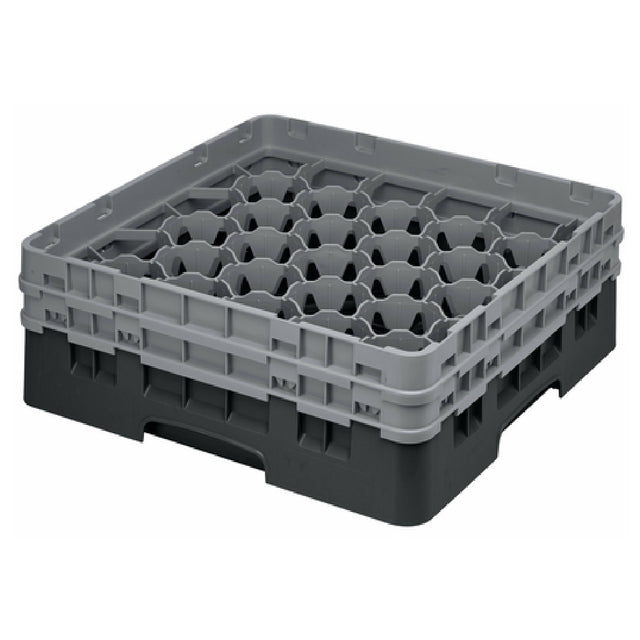 Cambro 30S434110 Camrack® Glass Rack With (2) Soft Gray Extenders Full Size
