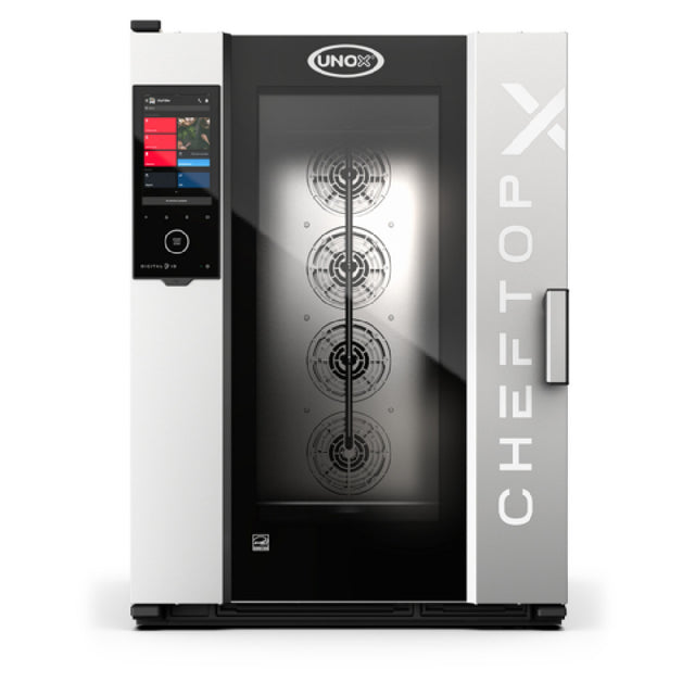 UNOX USA XADA-10FS-EXRS - CHEFTOP-X™ Full Size Combi Oven, Electric, Right-to-left Door Opening (hinged Left)