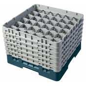 Cambro 36S1114414 Camrack® Glass Rack With (6) Soft Gray Extenders Full Size