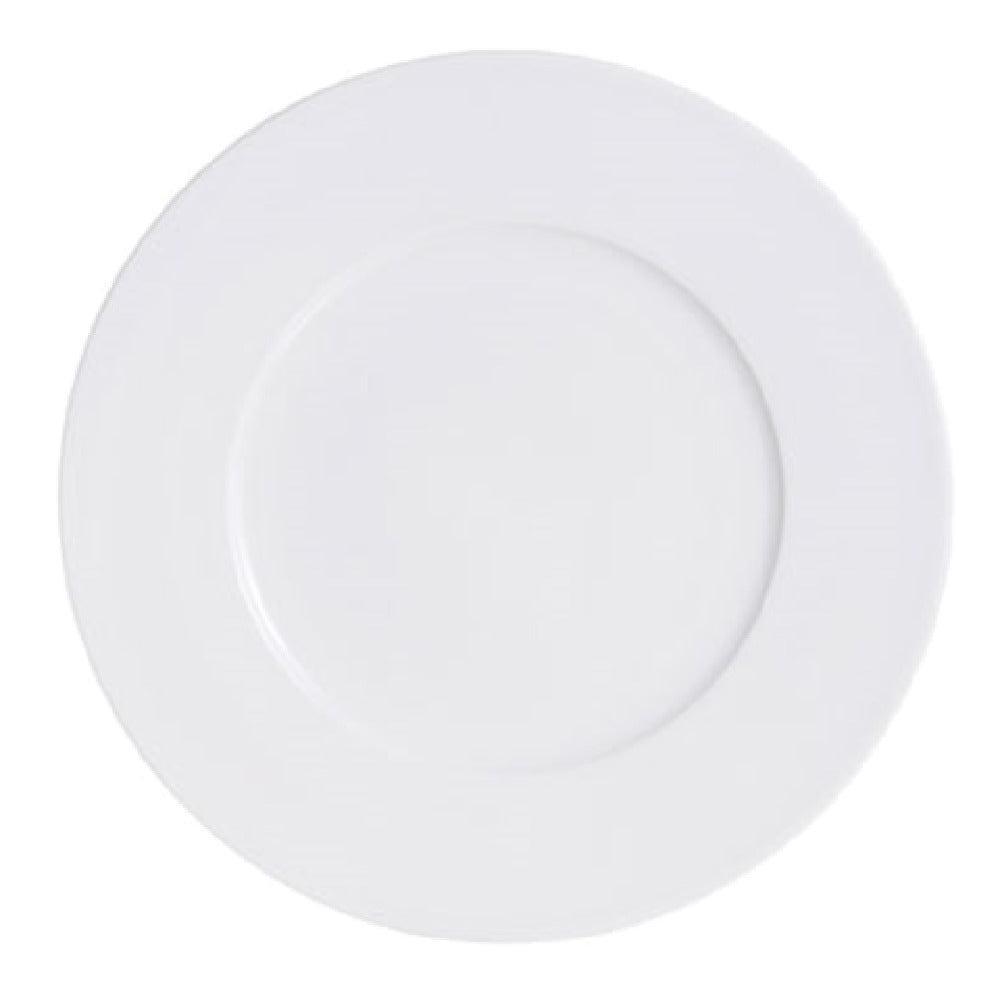 Arc Cardinal R0805 Arcoroc Candour Rim Plate (D:7.38'') High Alumina Porcelain